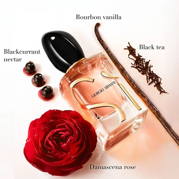 Set Nước Hoa Nữ Giorgio Armani Sì Intense EDP 100ml + Mini 10ml + Dưỡng Thể 50ml