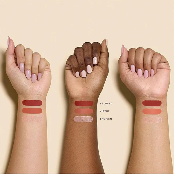 Set Phấn Má Dạng Kem Rare Beauty Mini Blush & Luminize Trio Set 3 Món