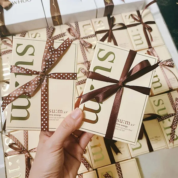 Set Son Dưỡng Sum:37 Time Energy Moist Lip Balm 2 Món