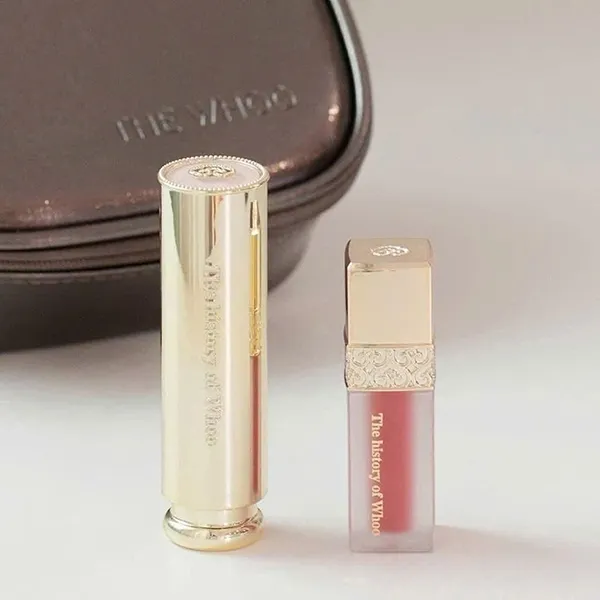 Set Son Môi Whoo Gongjinhyang Glow Lip Balm Special Pink 3 Món