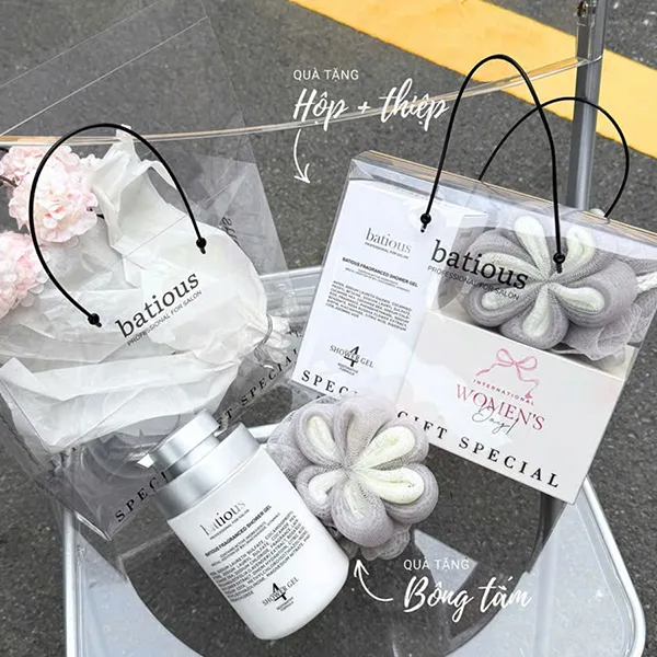 Set Sữa Tắm Trắng Da Batious Fragranced Shower Gel 500ml