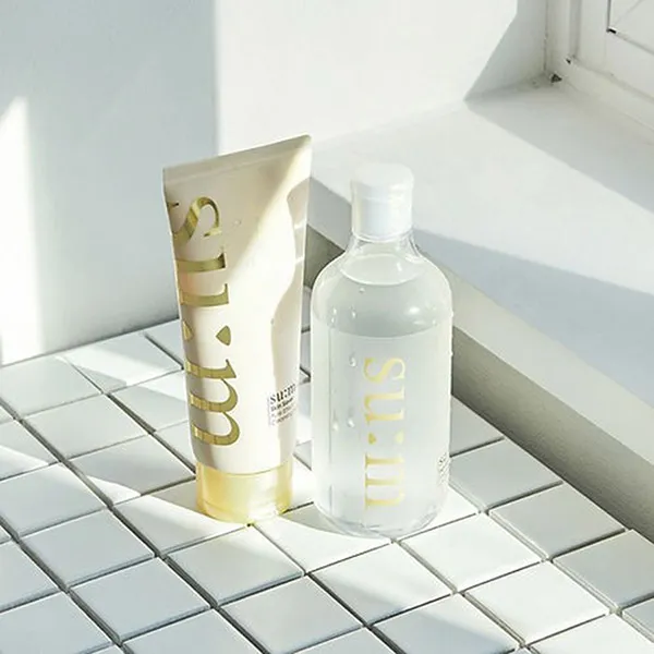 Set Tẩy Trang Và Sữa Rửa Mặt Su:m37 Skin Saver Pure Cleansing Duo Special Set 2 Món