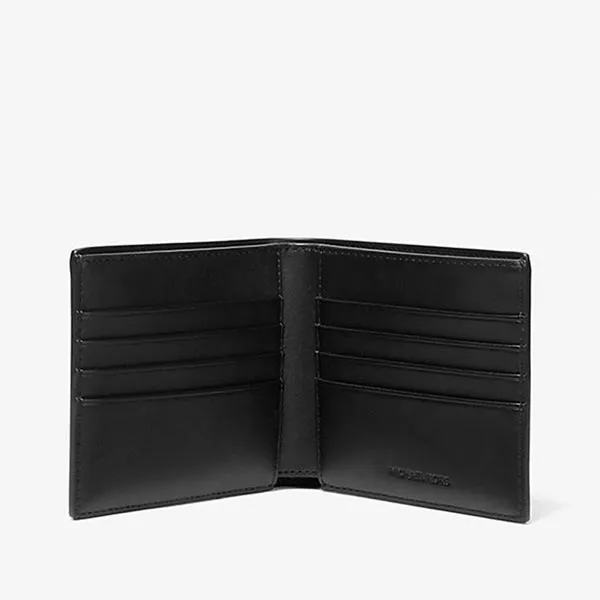 Set Ví + Thắt Lưng Nam Michael Kors MK Signature Logo Wallet And Reversible Belt 36S4LGFF6B Màu Đen