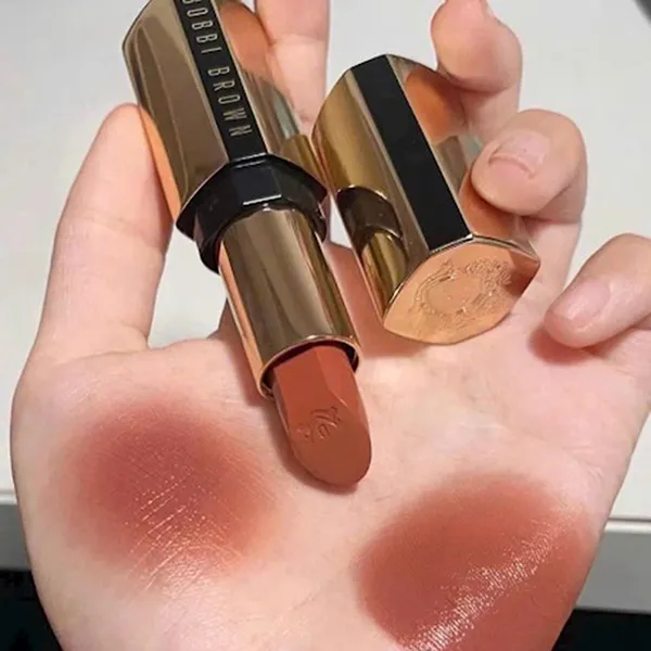 Son Bobbi Brown Luxe Lipstick Màu Afternoon Tea Cam Trà Sữa