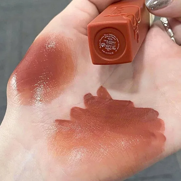 Son Dior Addict Tattoo Lip Tint 421 Natural Tea Màu Cam Đất 5ml