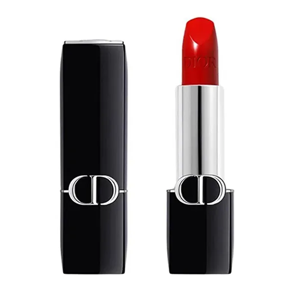 Son Dior Rouge 999 Satin Finish Red Mini Lipstick Màu Đỏ Tươi