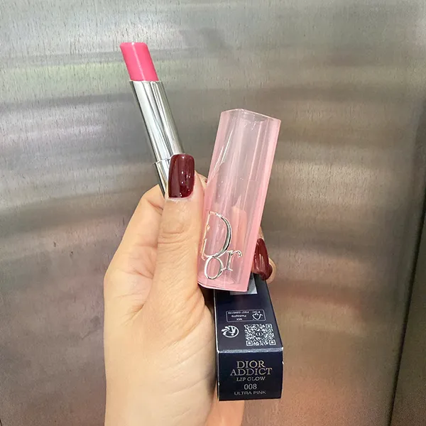 Son Dưỡng Dior Addict Lip Glow 008 Ultra Pink Màu Hồng (Mẫu Mới)