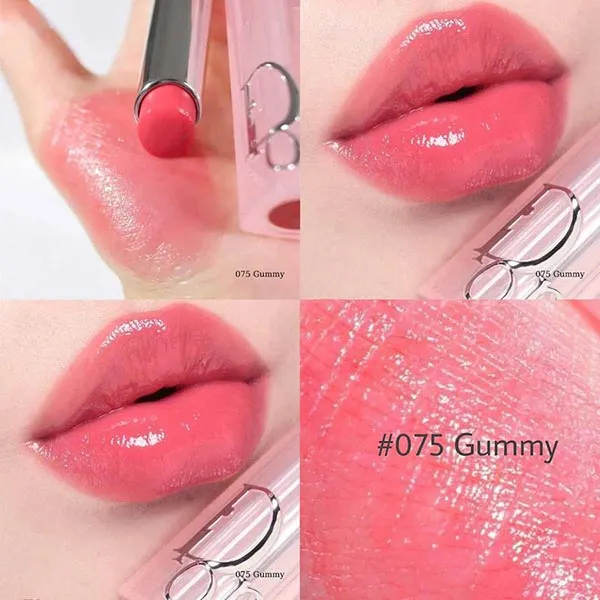 Son Dưỡng Môi Dior Addict Lip Glow Balm 075 Gummy Lipstick Màu Hồng Đào Nhẹ Nhàng