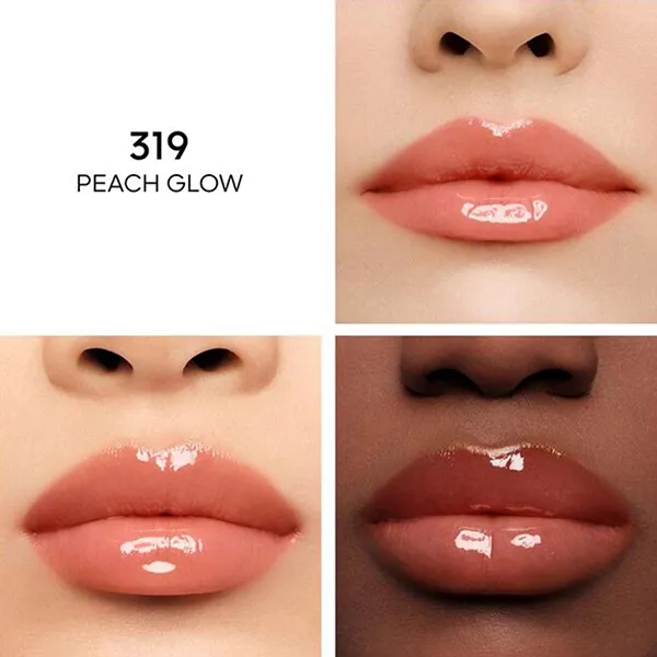 Son Dưỡng Môi Guerlain Kisskiss Bee Glow Oil 319 Peach Glow Màu Cam San Hô