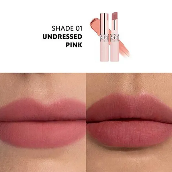 Son Dưỡng Yves Saint Laurent YSL Lovenude Lip Blusher 01 Undressed Pink Màu Hồng Mauve