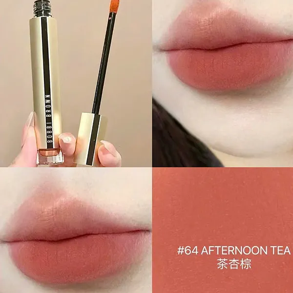 Son Kem Bobbi Brown Luxe Matte Liquid Lipstick Màu 64 Afternoon Tea Cam Trà Sữa