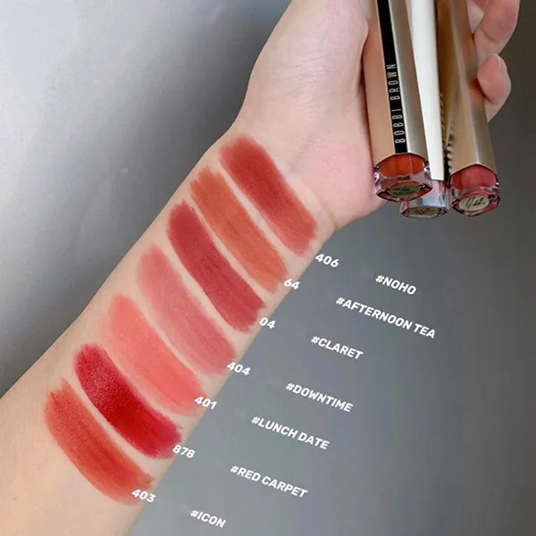 Son Kem Bobbi Brown Luxe Matte Liquid Lipstick Màu 64 Afternoon Tea Cam Trà Sữa