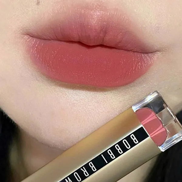 Son Kem Bobbi Brown Luxe Matte Liquid Lipstick Màu 404 Downtime Hồng Đào Đất