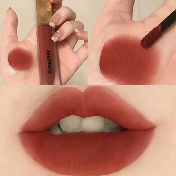 Son Kem Burberry Kisses Liquid Matte Màu 93 Russet Đỏ Đất