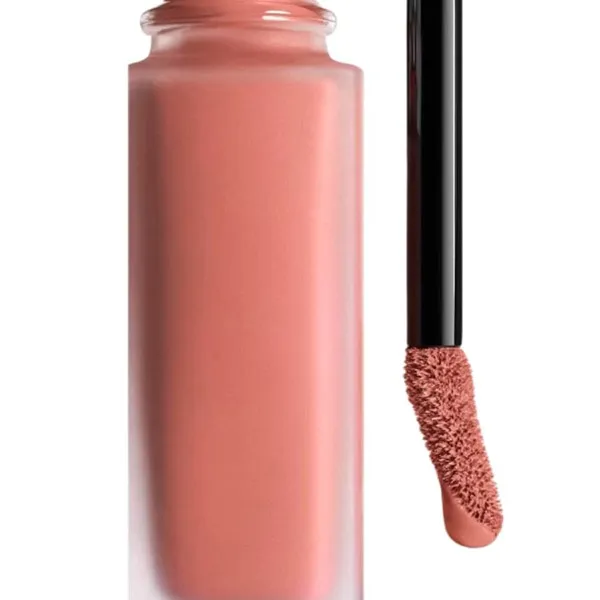 Son Kem Chanel Rouge Allure Liquid Velvet 202 Secrète Màu Be Hồng Đào 6ml