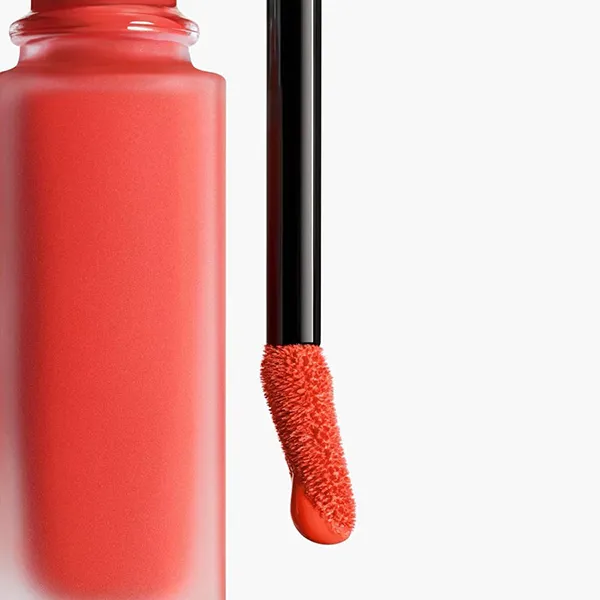 Son Kem Chanel Rouge Allure Liquid Velvet 222 Spirituelle Màu Đỏ Cam Đào Tươi Tắn