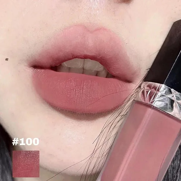 Son Kem Dior Rouge Forever Liquid 100 Forever Nude Màu Hồng Nude 6ml