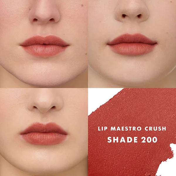 Son Kem Giorgio Armani Lip Maestro Crush 200 Terra Crush Màu Đỏ Nâu