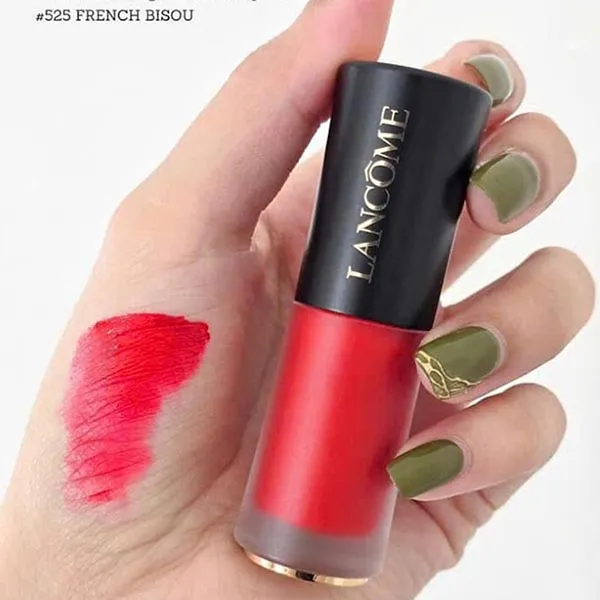 Son Kem Lancôme Drama Ink 525 French Blsou Màu Đỏ Hồng