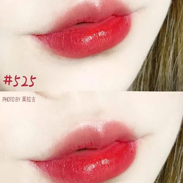 Son Kem Lancôme Drama Ink 525 French Blsou Màu Đỏ Hồng