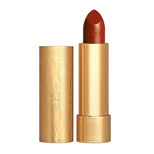Son Lì Gucci Rouge À Lèvres Satin Lipstick 505 Janet Rust Màu Đỏ Gạch