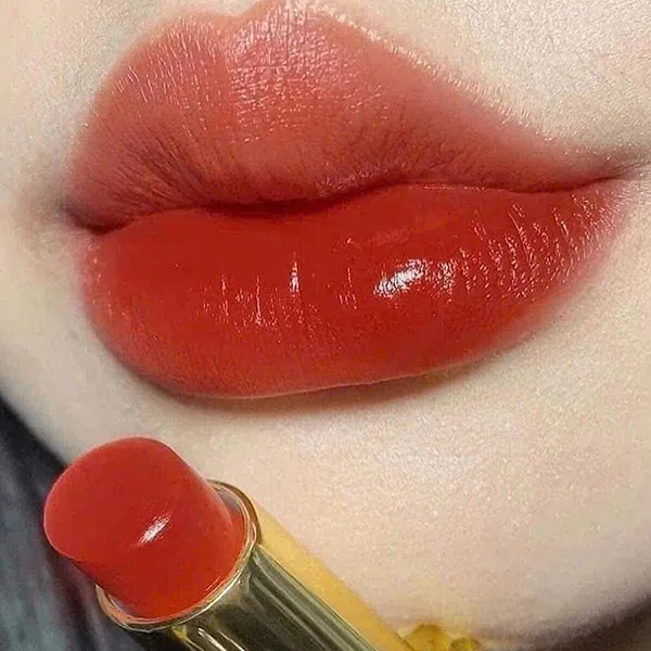 Son Tom Ford Lip Color Satin Matte 50 Adored Lipstick Màu Đỏ Cam Cháy