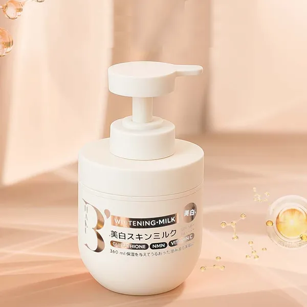 Sữa Dưỡng Thể Cấp Ẩm Dưỡng Sáng Da B’Haku Whitening Milk 360ml