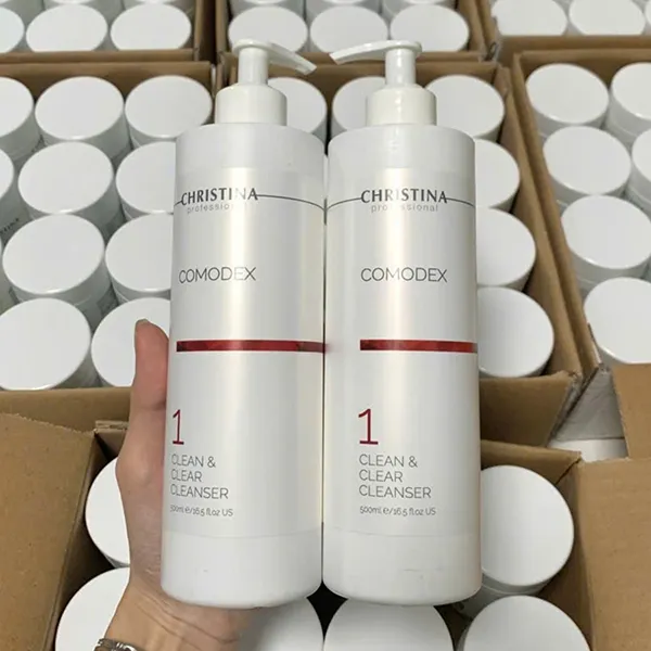 Sữa Rửa Mặt Làm Sạch Và Kháng Khuẩn Christina Comodex Clean & Clear Cleanser 500ml