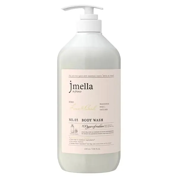 Sữa Tắm Cấp Ẩm Mịn Da Jmella In France No.03 Lime & Basil Body Wash 1000ml