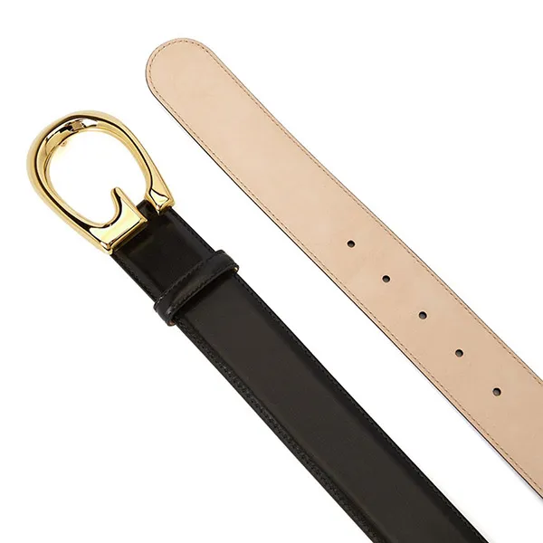 Thắt Lưng Nam Gucci G Buckle Black 655567-10O0G-1000 Màu Đen Size 70