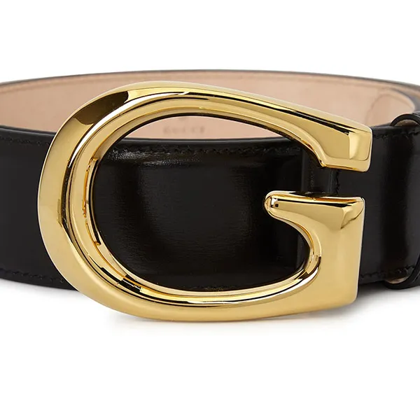 Thắt Lưng Nam Gucci G Buckle Black 655567-10O0G-1000 Màu Đen Size 70