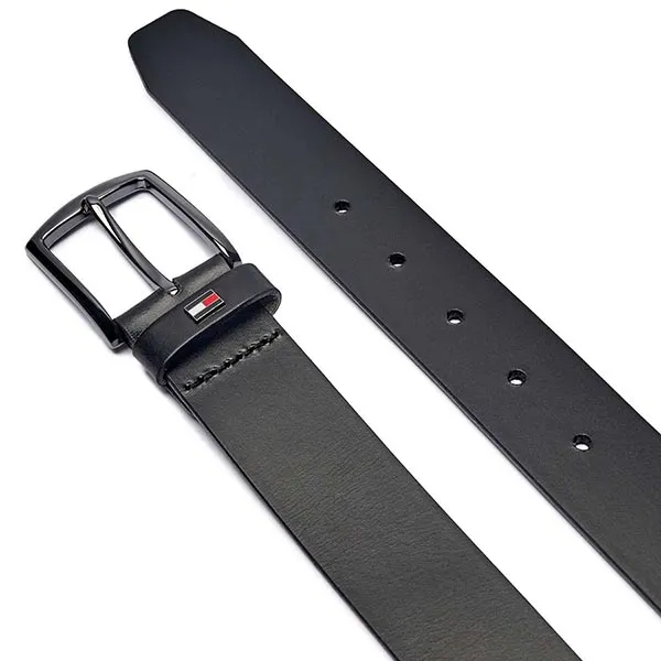 Thắt Lưng Nam Tommy Hilfiger AM0AM13536_DW6 Bản 3.5cm Màu Xanh Đen Size 90