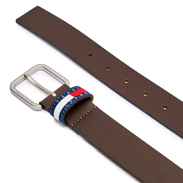 Thắt Lưng Nam Tommy Hilfiger AM0AM13688_GUE Bản 3.5cm Màu Nâu Size 90