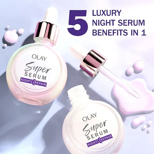 Tinh Chất Dưỡng Sáng Phục Hồi Da Olay Super Serum 5in1 Night Repair 30ml