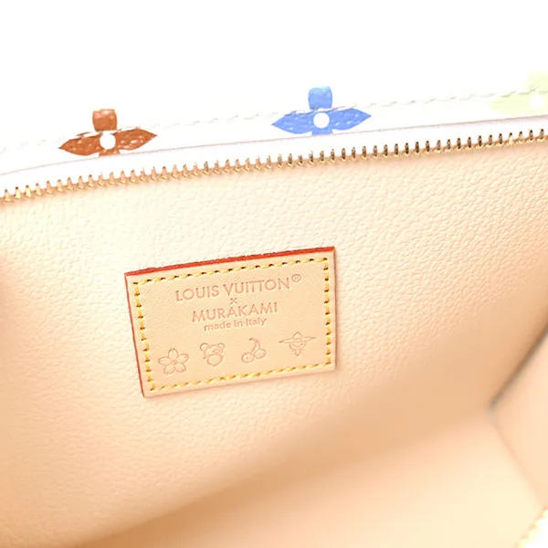Túi Cầm Tay Louis Vuitton X TM Monogram Multicolor Toiletry Pouch 19 White Màu Trắng