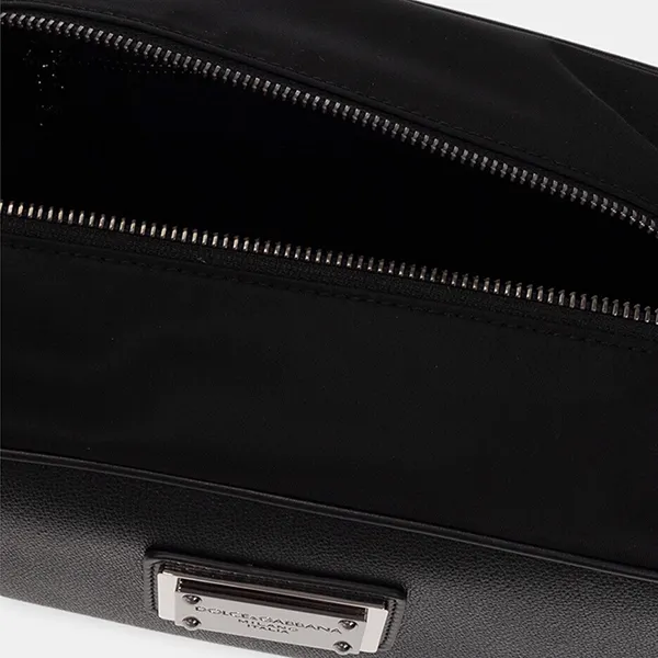 Túi Cầm Tay Nam Dolce & Gabbana D&G Tag Bạc BT0989 AD447 8B956 Màu Đen