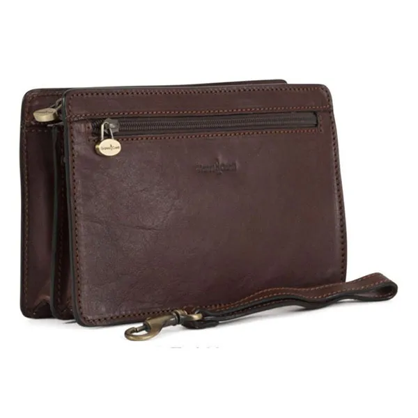 Túi Cầm Tay Nam Gianni Conti Bag 912019-28 Màu Nâu Đậm