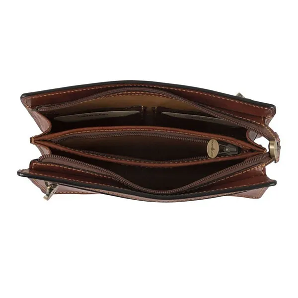 Túi Cầm Tay Nam Gianni Conti Bag 912019-28 Màu Nâu Đậm