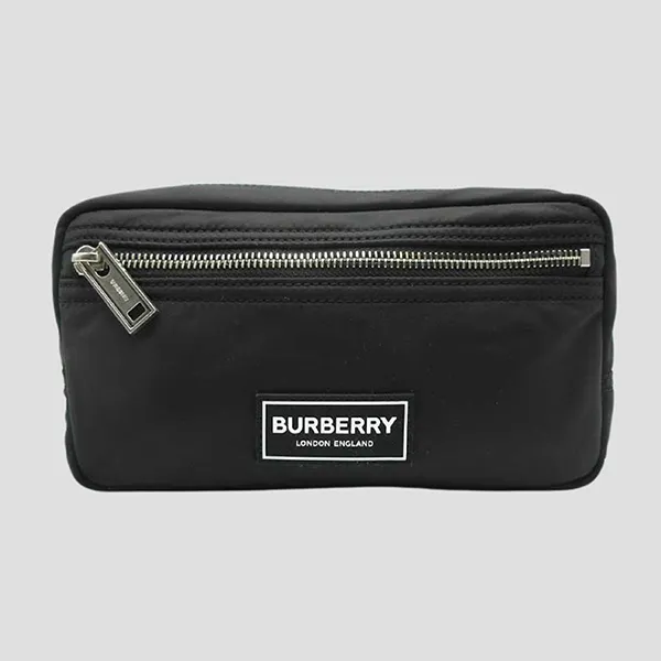 Túi Đeo Chéo Nam Burberry Black Nylon Zipper Crossbody Bag 80905701 Màu Đen