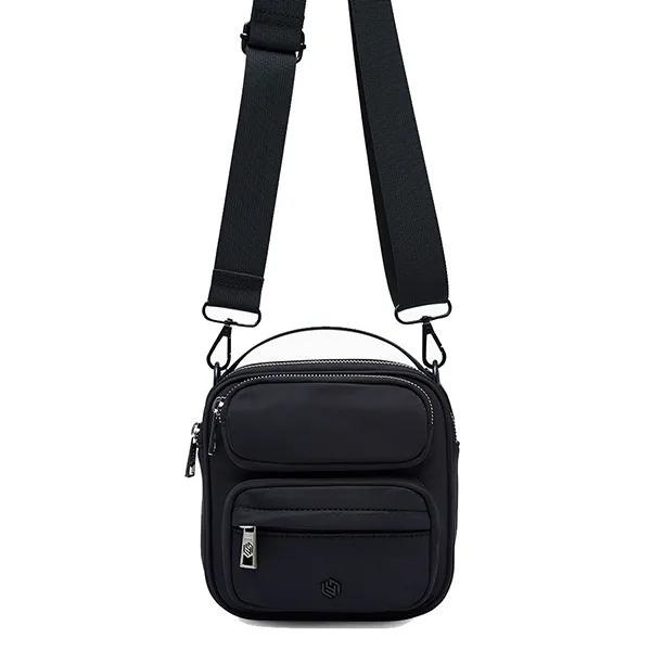 Túi Đeo Chéo Nam Lyn Duncan Mini Crossbody Bag - Black L26CBWA171 Màu Đen