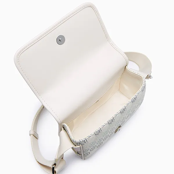 Túi Đeo Chéo Nam Lyn Jacob Infinite Crossbody Bag - Printed White L26CBWC020 Màu Xám Trắng