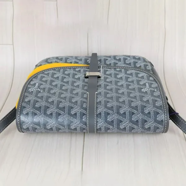 Túi Đeo Chéo Nữ Goyard Belvedere PM Shoulder Bag Grey W25081504 Màu Xám