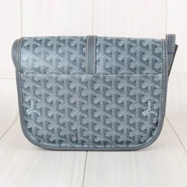Túi Đeo Chéo Nữ Goyard Belvedere PM Shoulder Bag Grey W25081504 Màu Xám