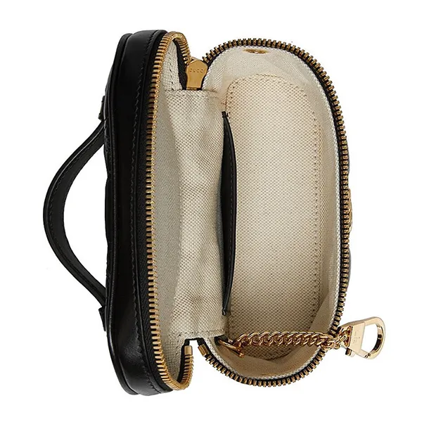 Túi Đeo Chéo Nữ Gucci GG Matelassé Top Handle Mini Bag 723770 UM8IG 1000 Màu Đen