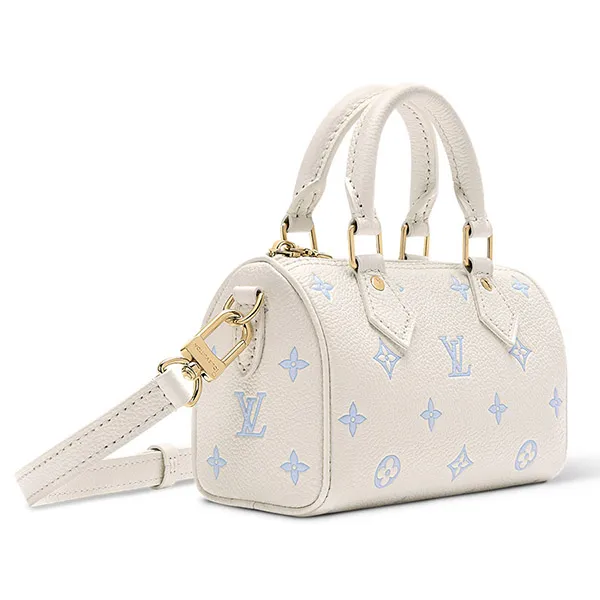 Túi Đeo Chéo Nữ Louis Vuitton LV Nano Speedy M27702 Màu Trắng