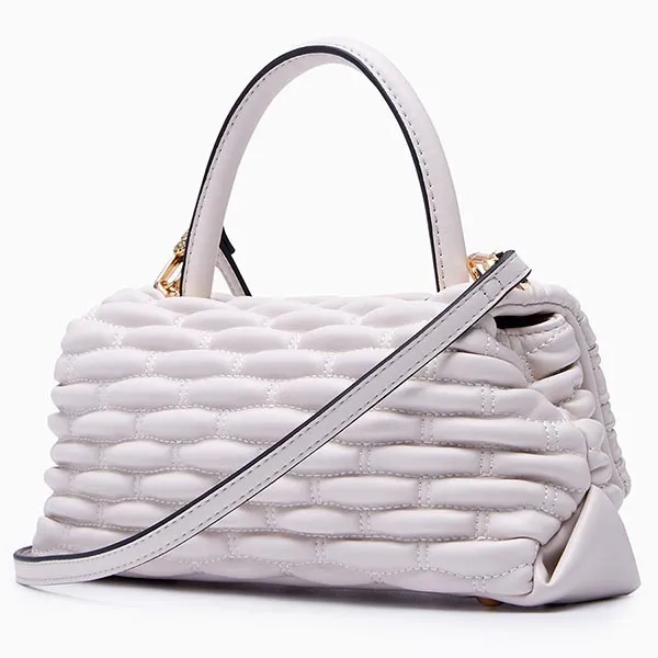Túi Đeo Chéo Nữ Lyn Berlyn Quilt Top Handle Handbag - Ivory L26CBWB002 Màu Trắng Kem