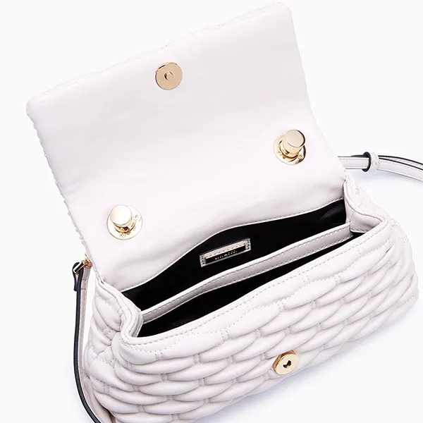 Túi Đeo Chéo Nữ Lyn Berlyn Quilt Top Handle Handbag - Ivory L26CBWB002 Màu Trắng Kem