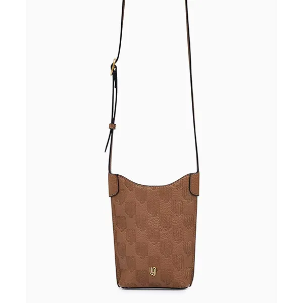 Túi Đeo Chéo Nữ Lyn Blondie Infinite Phone Bag - Brown L26CWWA012 Màu Nâu