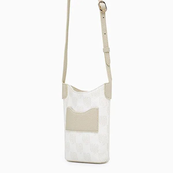 Túi Đeo Chéo Nữ Lyn Blondie Infinite Phone Bag - Ivory L26CWWA012 Màu Trắng Kem