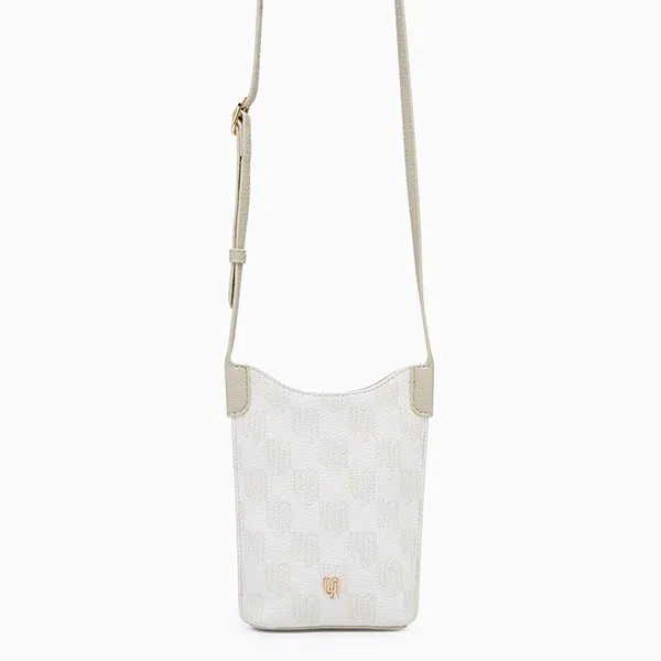 Túi Đeo Chéo Nữ Lyn Blondie Infinite Phone Bag - Ivory L26CWWA012 Màu Trắng Kem